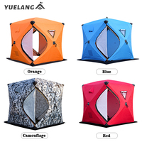 Tente de pêche sur glace quatre saisons de qualité supérieure, épaissie, isolante, monocouche, en tissu Oxford 210D imperméable