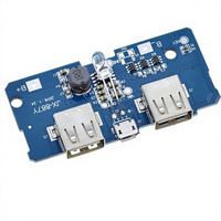 Nuevo Módulo Elevador de Voltaje Original 18650 de 3.7V a 5V 2A, Módulos Controladores de Potencia para Producción de Placas Base de Power Bank Móvil