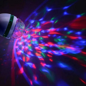 Mini bombilla LED RGB giratoria automática colorida efecto de escenario fiesta <span class=keywords><strong>discoteca</strong></span> luz KTV Bar <span class=keywords><strong>Rock</strong></span> atmósfera cristal proyección DJ luces - Product Image 5