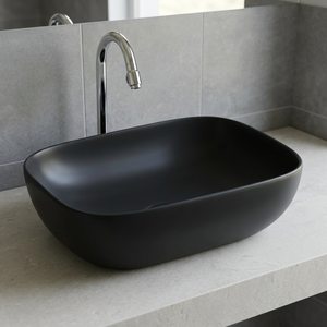 Bleu Design Table Top Bassin Lavabo Salle De Bains Lavabo Céramique Marbre Lavabo Art Lavage À La Main Lavabos Comptoir Lavabo - Product Image 5