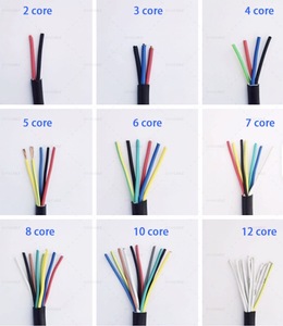 Sáu Lõi 6*1.5 công nghiệp rvv dây với dây dẫn đồng linh hoạt và vỏ bọc PVC cách nhiệt PVC - Product Image 5