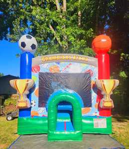 Château gonflable de football commercial - Product Image 2
