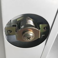 Armoire de classement en acier anti-effraction et résistante à l'humidité à 5 tiroirs latéraux avec étagères réglables pour un rangement sécurisé des documents (usage bureau et domicile)