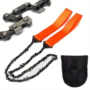 <span class=keywords><strong>Scie</strong></span> à main pliante de 24 pouces à 11 dents, équipement de survie en plein air d'urgence pour la coupe rapide du bois et des arbres pour le camping et la randonnée - Product Image 1