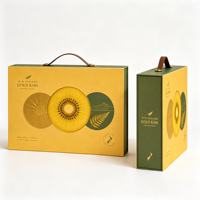 Boîte Cadeau de Luxe Moderne pour Fruits, Personnalisée avec Fermeture Magnétique Dorée en Relief, Boîtes Rigides Haut de Gamme pour Emballage Cadeau d'Affaires et de Fêtes