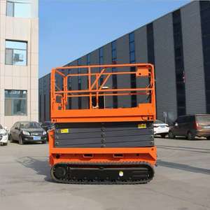 ลิฟต์ยกกรรไกรแบบไฮดรอลิกขับเคลื่อนอัตโนมัติ6ม. 8ม. 10ม. ตีนตะขาบ320กก. - Product Image 2