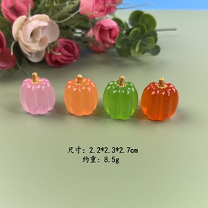 Venta al por mayor de Mini Figuras de Personajes de Dibujos Animados Lindos y de la Suerte, DIY, Luminosas, de Resina, con Cuentas de Frutas, en Bolsas Sorpresa de Mang Dai - Product Image 2
