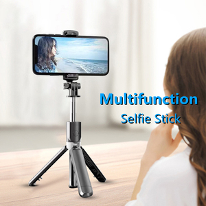 360 độ xoay không dây cho điện thoại thông minh Selfie Stick xách tay Tripod với điều khiển từ xa - Product Image 4