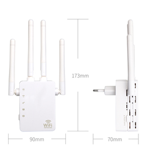 Répéteur Wifi double bande RP712F-XY2 2.4G 5G avec 2 ports LAN et antenne 2dBi, Wifi 5 AC1200 - Product Image 3