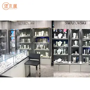Premium Quality Glass Display Cases Jeweler Secure Locking Systems Jewelry Shop Cabinet Display Counter For Store