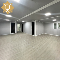 Maison conteneur préfabriquée extensible en acier à bas prix, construction rapide, isolée, 20 pieds, 40 pieds, hôtel moderne de luxe, dortoir