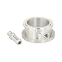 Col de remplissage de radiateur en aluminium billette à souder, adaptateur à bride pour pot de récupération d'huile, diamètre intérieur 32 mm/1,25 pouce, accessoire de refroidissement automobile
