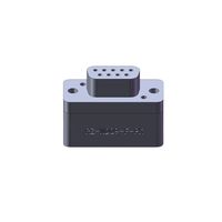 Conector hermético de paso de vacío Peek Db9 macho de densidad estándar (incluye pines)