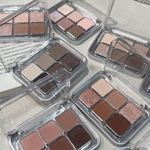 Paleta de Sombras de Ojos Mineral de Seis Colores con Logotipo Personalizado, Baja Saturación, Mate, Brillante, Contorneado, Iluminador, Luminoso - Product Image 1