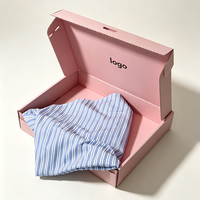 Boîtes d'expédition en carton personnalisées avec logo, boîte à chapeaux, boîte d'expédition rose pour cosmétiques, ensemble de cosmétiques, emballage pour soins de la peau, boîtes en carton ondulé