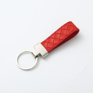 Llavero <span class=keywords><strong>de</strong></span> Cuero para Coche, Colgante Distintivo para Hombre y Mujer, Anillo <span class=keywords><strong>de</strong></span> Cadena Tejida para <span class=keywords><strong>Parejas</strong></span> - Product Image 4