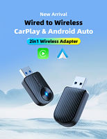 2 en 1 Carplay Mini Box Android Auto adaptador inalámbrico Smart Mini Box Plug And Play Dongle BT WiFi Auto Connect Carplay