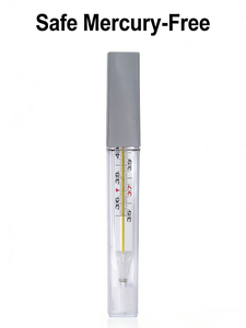 Termómetro Hidráulico Manual Clínico sin Mercurio, Medición de 5 Minutos para Uso Axilar, Certificado CE - Product Image 4