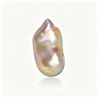 Perles baroques d'eau douce naturelles de qualité AAAA, 13-25 mm, blanches, multicolores, violettes, grandes, irrégulières, sans trou, pour la fabrication de bijoux