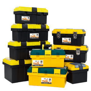 Qiyao Plastic Toolbox Storage <b>Box</b> 10L Waterproof Portable <b>Tool</b> Case For Car Repair Household Use - Product Image 1