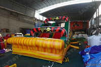 Course d'obstacles gonflable de petits jeux stimulants gonflables personnalisables commerciaux durables pour enfants et adultes