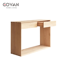Table console en bois massif de la série nordique, écologique, pour salon, hôtel, hôpital