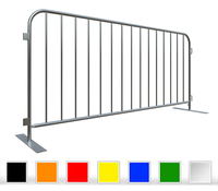 Barrière de contrôle de foule en métal galvanisé à chaud pour concerts, festivals et événements – Vente en gros