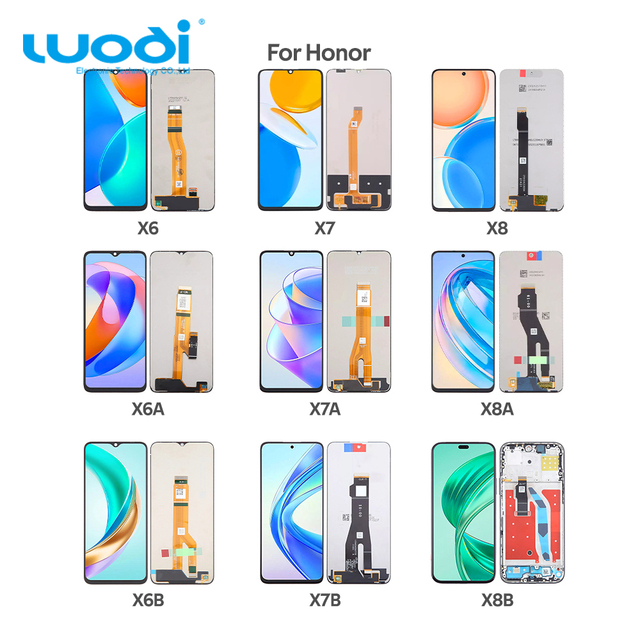 Mobile Phone LCDs for Huawei Honor X5 X6 X7 X8 X9 X6a X7a X8a X9a X6b X7b X8b Touch Screen Display Replacement Parts Pantalla