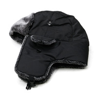 Sombrero de bombardero de punto de invierno unisex ruso Ushanka cosaco trampero piloto gorra de aviación sombreros