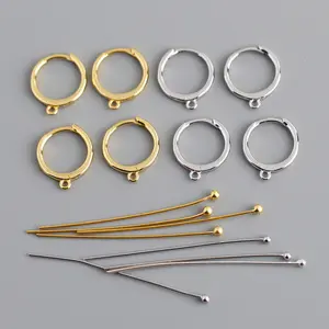 white gold earring hooks, white gold earring hooks Suppliers and