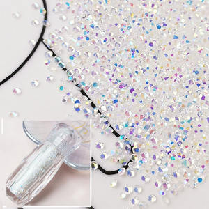 Diamantes de imitación para uñas acrílicas de 17 colores, cristal Pixie multicolor para diamantes de imitación para decoración de uñas - Product Image 5