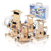 Kit Educativo STEM de Programación ACECode para Niños, de Madera Ecológica, con ESP32, para el Hogar Inteligente, Compatible con Arduino
