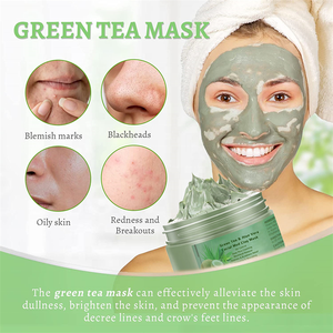 Masque Facial à base <span class=keywords><strong>de</strong></span> boue végétalienne biologique, contrôle <span class=keywords><strong>de</strong></span> l'huile, marque privée, Aloe Vera, masque à base d'argile pour les Pores, dissolvant <span class=keywords><strong>de</strong></span> points noirs, nouvelle collection - Product Image 2