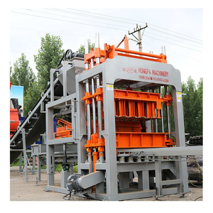 QT5-15 thủy lực tự động sản xuất gạch 220V PLC + Hộp số điều khiển cát khuôn tro bay rỗng khối dây chuyền sản xuất - Product Image 6