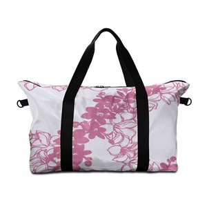 Hawaiian Lei baskı çanta Oxford bez hafif su geçirmez Druff çanta katlanır çanta özel seyahat ToteBag