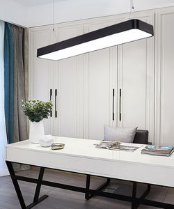 Zeal Lighting Quality Modern Office Black Aluminium Chandelier Nordic Pendant <b>Light</b> with Adjustable Height - Product Image 1