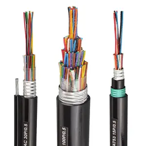 Câble téléphonique souterrain 0.4mm 0.5mm câble de communication de conduit câble de télécommunication extérieur