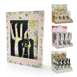 Esschert Unique Rose Imprimé Truelle/Handrake/Sécateur <span class=keywords><strong>Florabest</strong></span> Set d'outils de jardinage avec boîte de présentation - Product Image 1