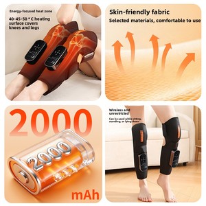 Massaggiatore per Gambe Portatile con Ricarica Wireless, Riscaldamento, Compressione d'Aria e Vibrazione - Product Image 3