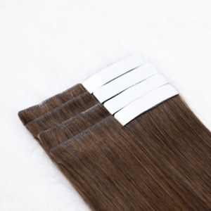 Extensions de <span class=keywords><strong>Cheveux</strong></span> Naturels Tape in Invisible Russe Kinky Straight Ruban Adhésif <span class=keywords><strong>Cheveux</strong></span> Humains Premium pour Femmes - Product Image 2