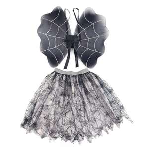 Kids for Girls Cosplay Costume Halloween Black <b>Tutu</b> Skirt and Bat Wing <b>Dress</b> up - Product Image 1