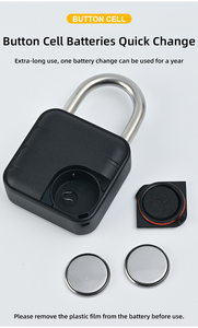 Cadenas intelligent <span class=keywords><strong>sans</strong></span> clé à empreinte digitale, <span class=keywords><strong>sans</strong></span> perçage, cadenas intelligent pour enfants, gadget magnétique - Product Image 5