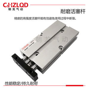 Cilindro Neumático Compacto de Doble Vástago TN16 de 500 mm de Alto Empuje con Tipo Estándar Magnético - Product Image 5