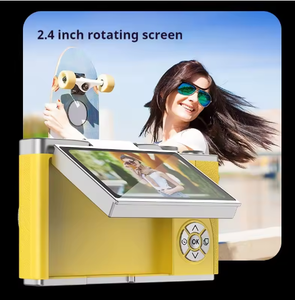 Cámara Digital Flip con Sistema <span class=keywords><strong>de</strong></span> Color Macaron LK007, Cámara Retro <span class=keywords><strong>de</strong></span> Nivel Básico para Estudiantes con Grabación <span class=keywords><strong>de</strong></span> Video para Niños y Niñas - Product Image 4