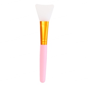 Pinceau applicateur de maquillage en silicone souple et réglable avec manche en plastique pour correcteur et baume à lèvres - Product Image 3