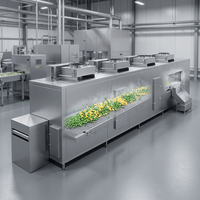 Industriële snelvriesmachine voor zwaar gebruik, met fluidized bed, voor het verwerken van grote volumes korrelige materialen, betrouwbaar, export.
