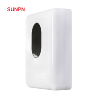 SUNPN Capteur infrarouge sans fil intelligent pour toilettes, moniteur d'occupation des cabines de toilettes publiques mural, double couleur rouge/vert