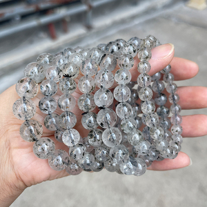 JD gemme all'ingrosso di diverse dimensioni in <span class=keywords><strong>pietra</strong></span> naturale perline rotonde braccialetti adatti per le donne e gli uomini di usura quotidiana - Product Image 5