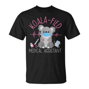 T-shirt Koala Fied Medical Assistant certificata CMA Pun Design nera unisex taglia adulto - Product Image 1