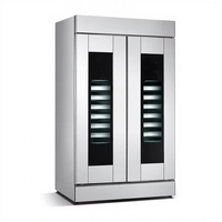 Équipement de cuisson commerciale 32 plateaux Double portes en acier inoxydable Nouvelle armoire de fermentation automatique pour boulangerie Maïs à moteur